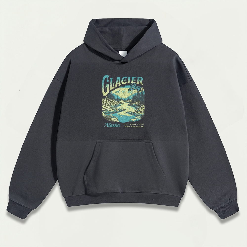 Glacier National Park Heavyweight Trail Hoodie-HikeVista