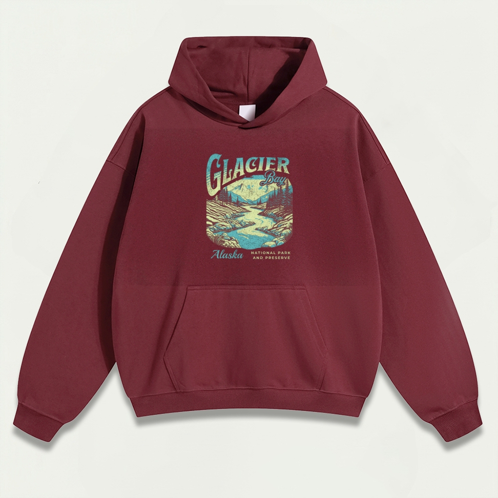 Glacier National Park Heavyweight Trail Hoodie-HikeVista