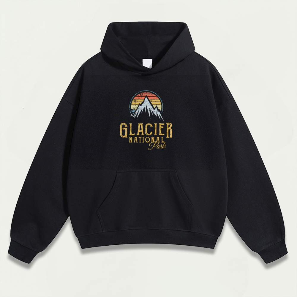 Glacier National Park Heavyweight Trail Hoodie-HikeVista