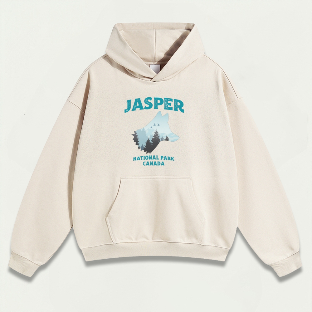 Jasper National Park Heavyweight Trail Hoodie-HikeVista