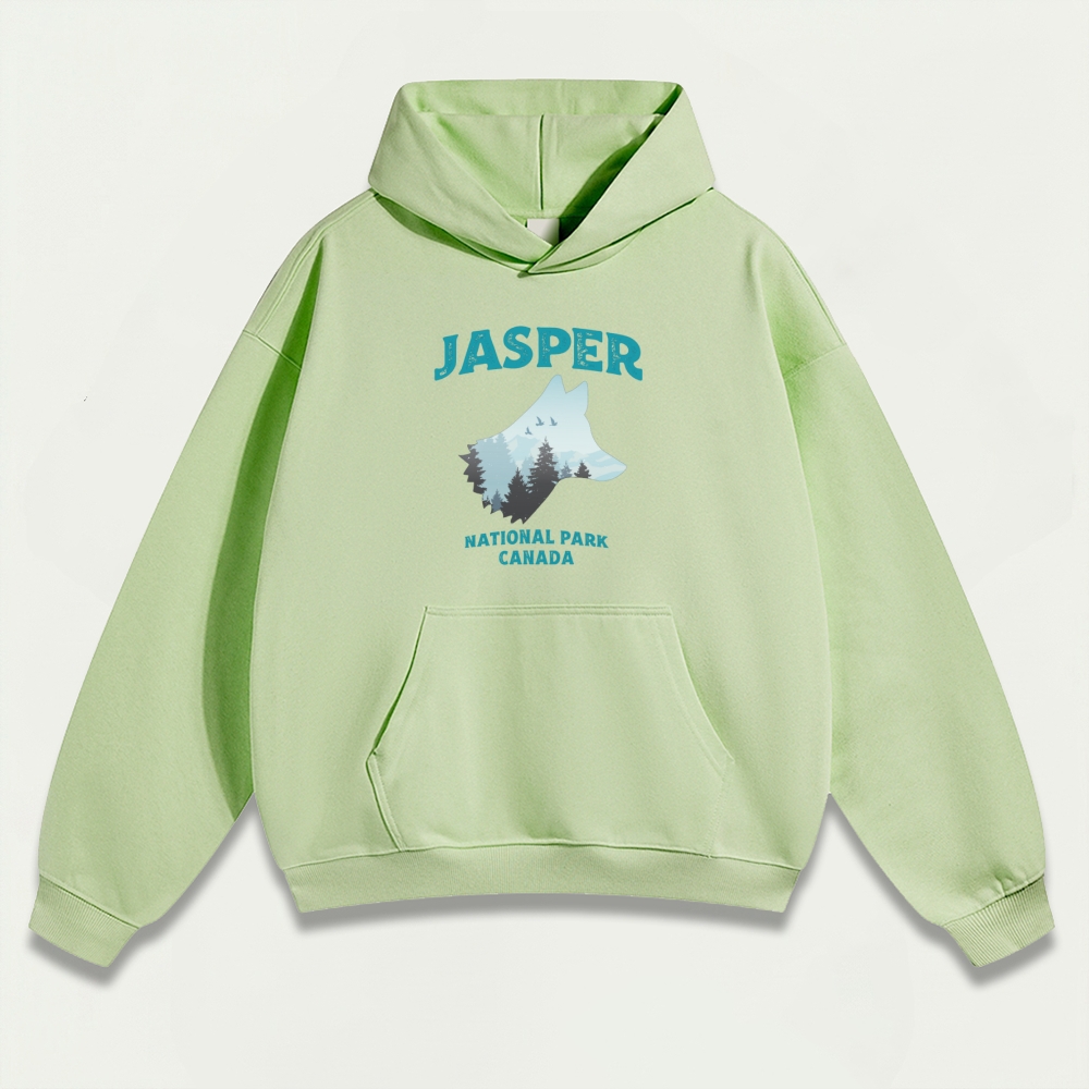Jasper National Park Heavyweight Trail Hoodie-HikeVista