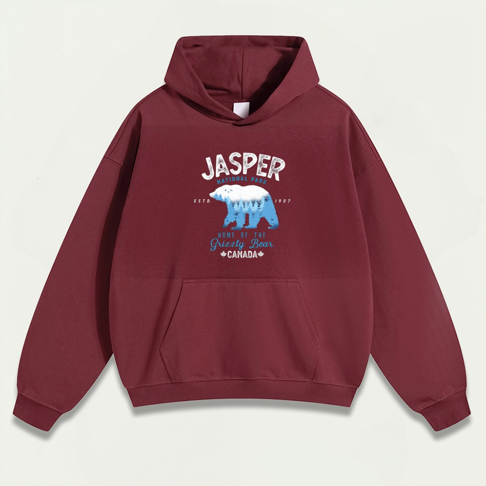 Jasper National Park Heavyweight Trail Hoodie-HikeVista
