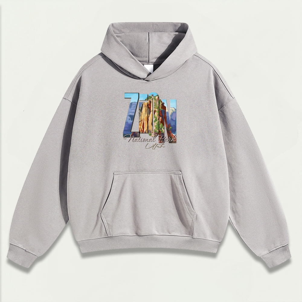 Zion National Park Heavyweight Trail Hoodie-HikeVista