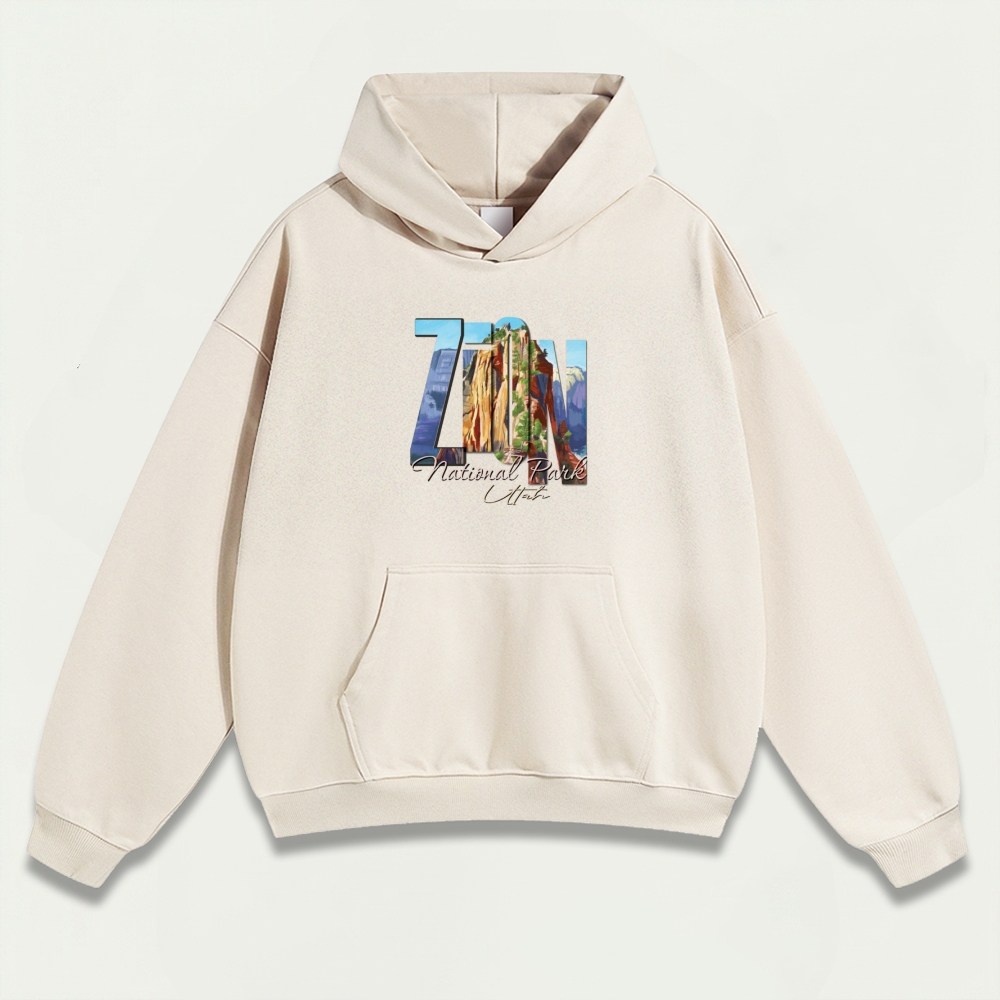 Zion National Park Heavyweight Trail Hoodie-HikeVista
