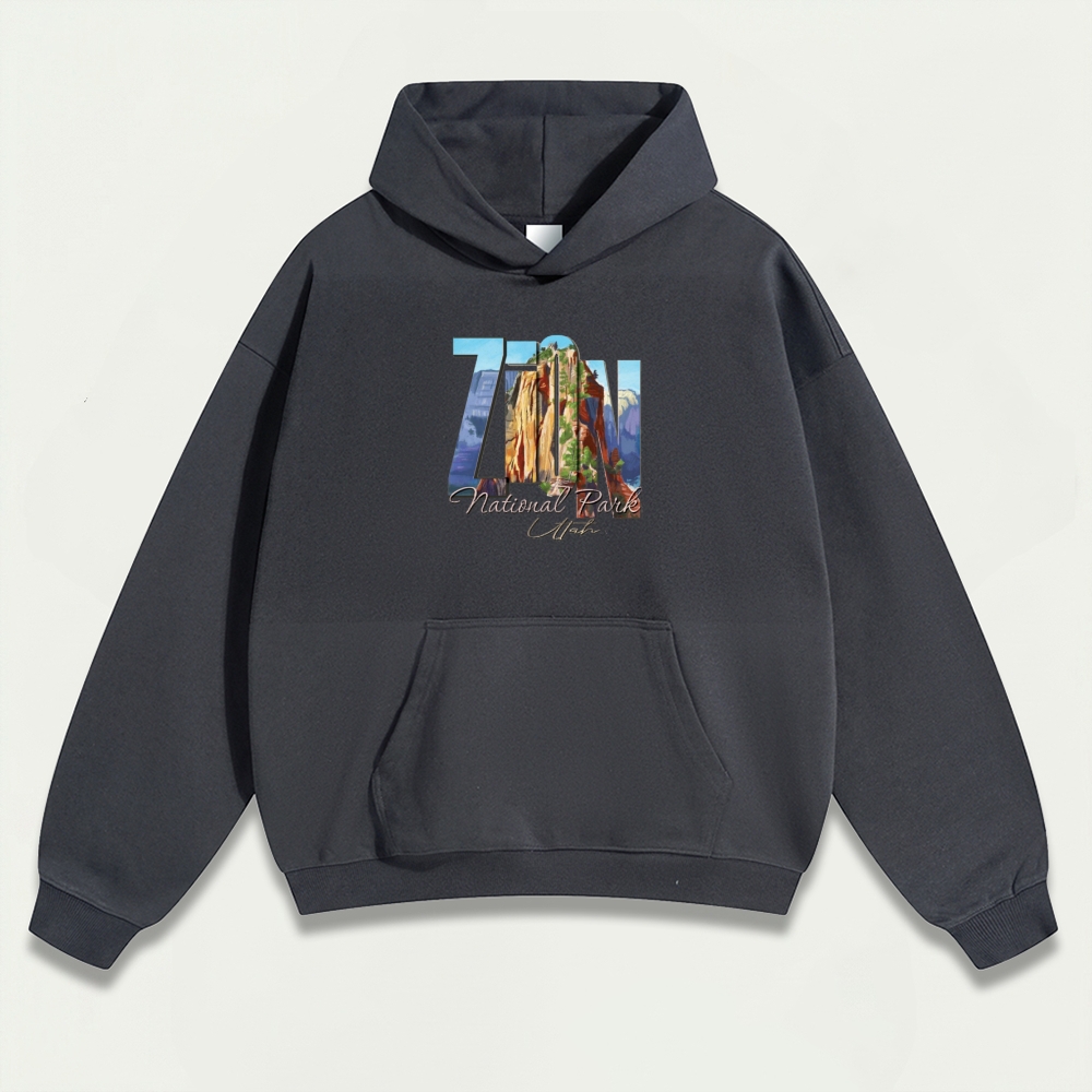 Zion National Park Heavyweight Trail Hoodie-HikeVista