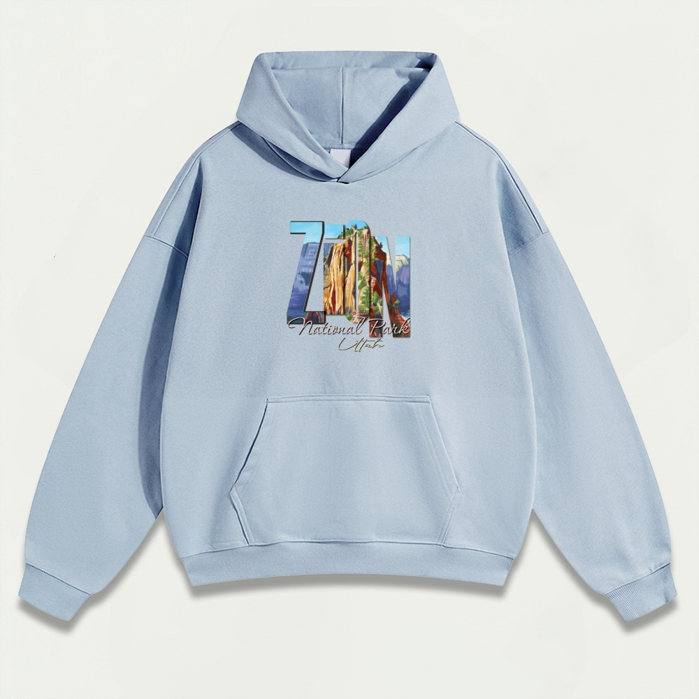 Zion National Park Heavyweight Trail Hoodie-HikeVista