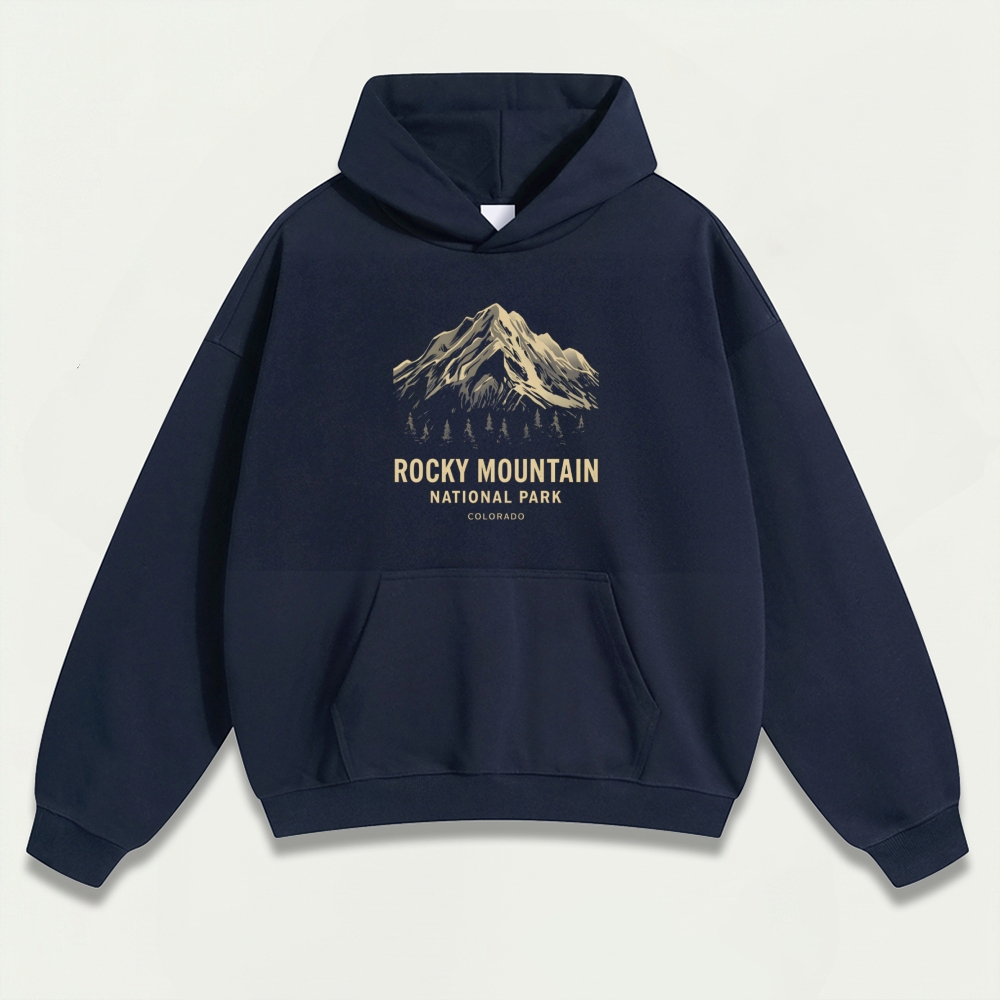 Rocky Mountains Heavyweight Trail Hoodie-HikeVista