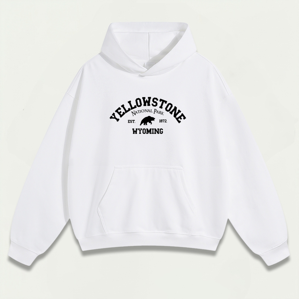 Yellowstone National Park Heavyweight Trail Hoodie-HikeVista