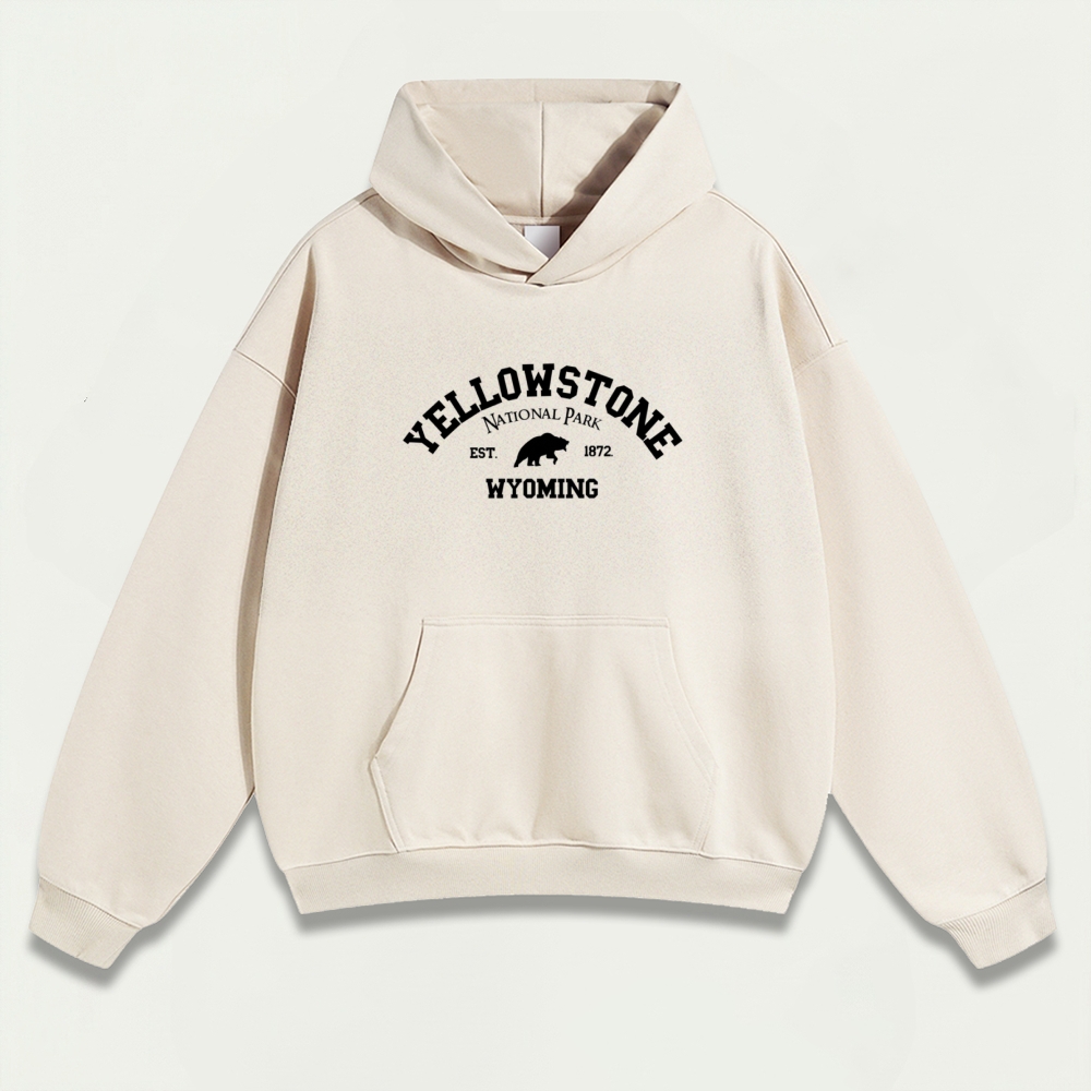 Yellowstone National Park Heavyweight Trail Hoodie-HikeVista