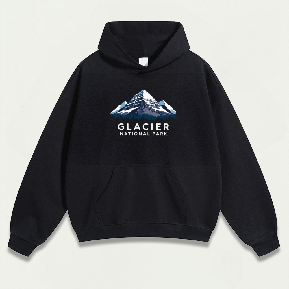 Glacier National Park Heavyweight Trail Hoodie-HikeVista