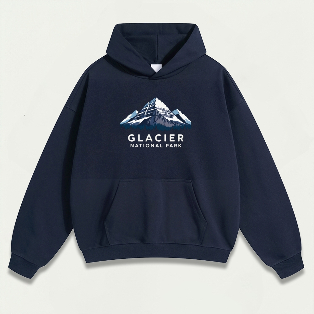 Glacier National Park Heavyweight Trail Hoodie-HikeVista