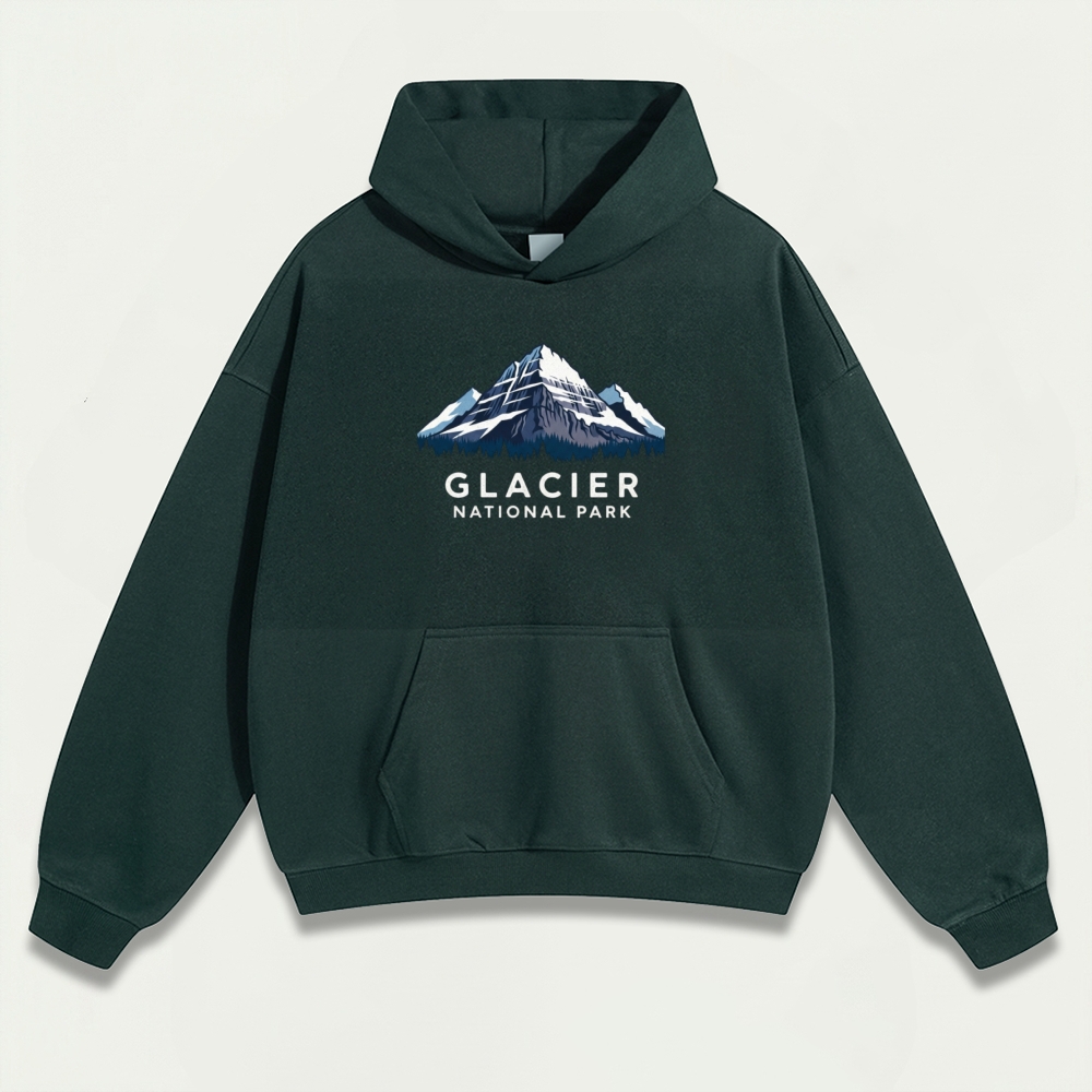 Glacier National Park Heavyweight Trail Hoodie-HikeVista