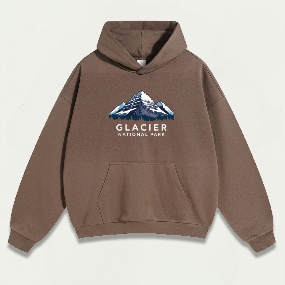 Glacier National Park Heavyweight Trail Hoodie-HikeVista