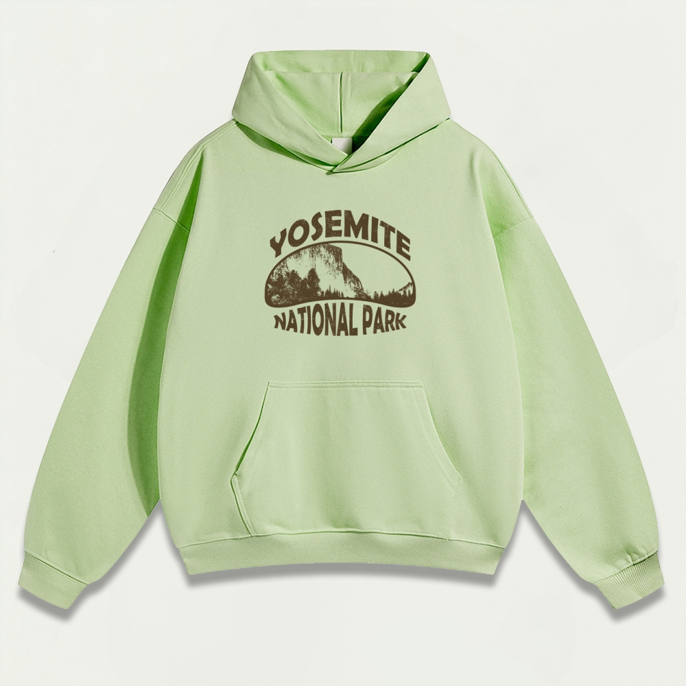 Yosemite National Park Heavyweight Hiking Hoodie-HikeVista