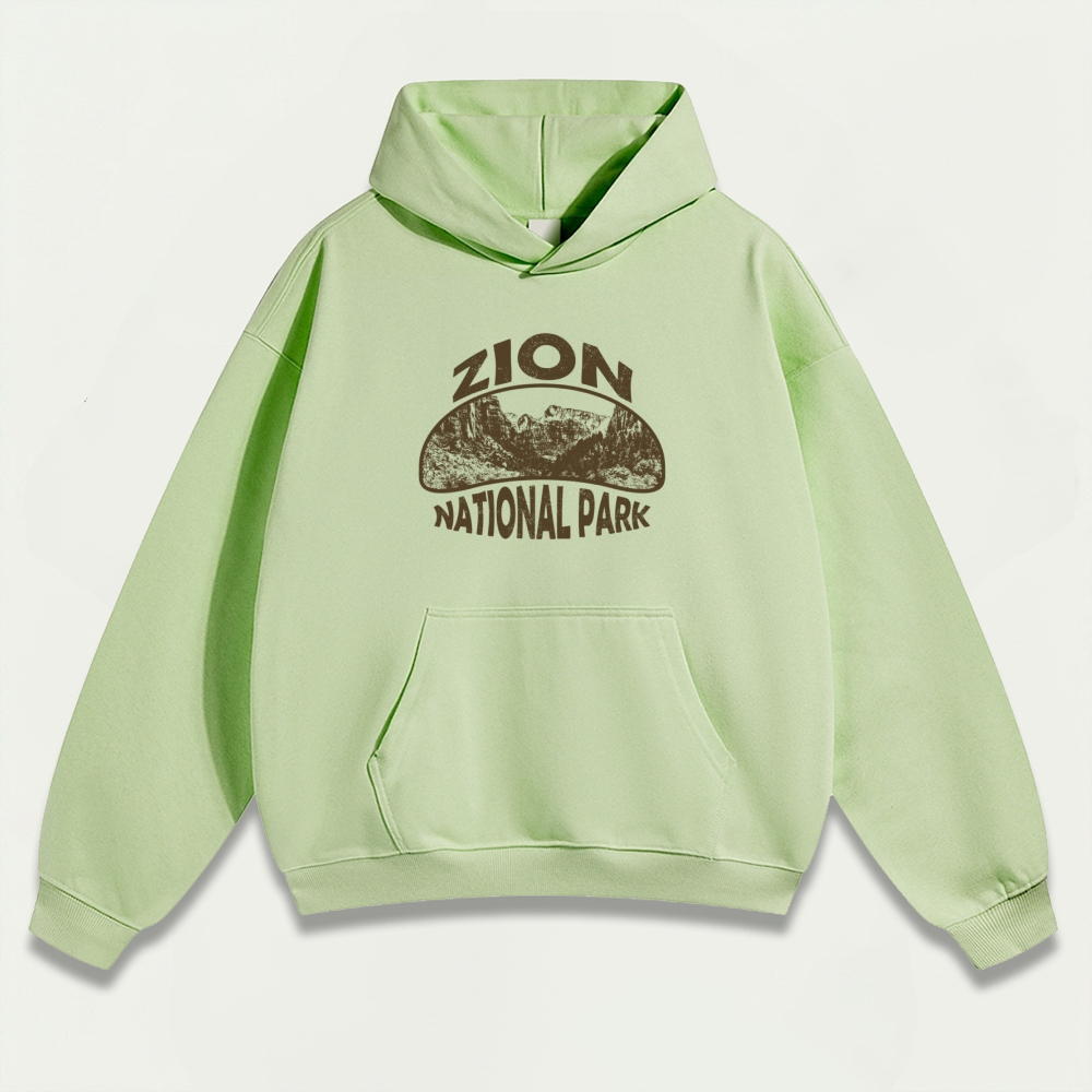 Zion National Park Heavyweight Hiking Hoodie-HikeVista