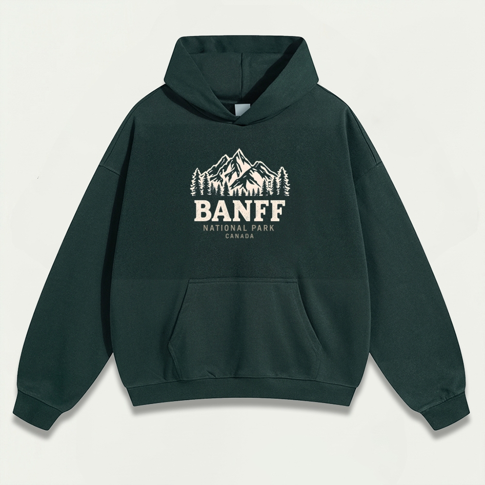 Banff National Park Heavyweight Trail Hoodie-HikeVista