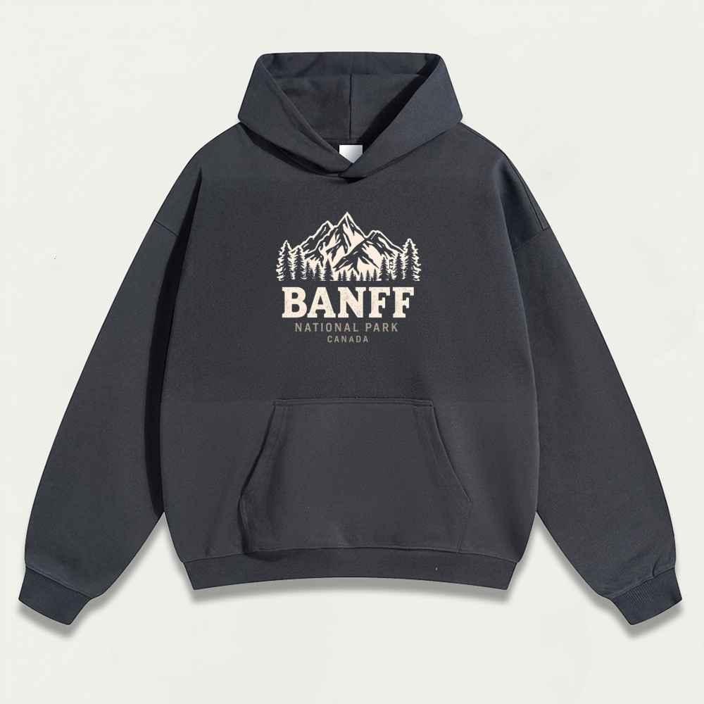 Banff National Park Heavyweight Trail Hoodie-HikeVista