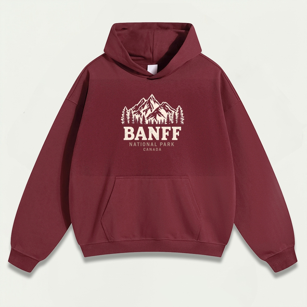 Banff National Park Heavyweight Trail Hoodie-HikeVista