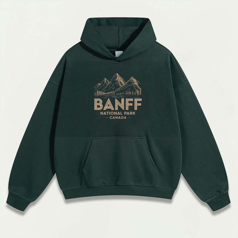 Banff National Park Heavyweight Trail Hoodie-HikeVista