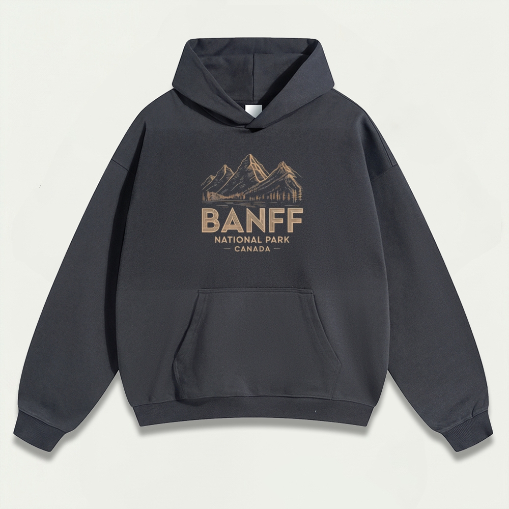 Banff National Park Heavyweight Trail Hoodie-HikeVista