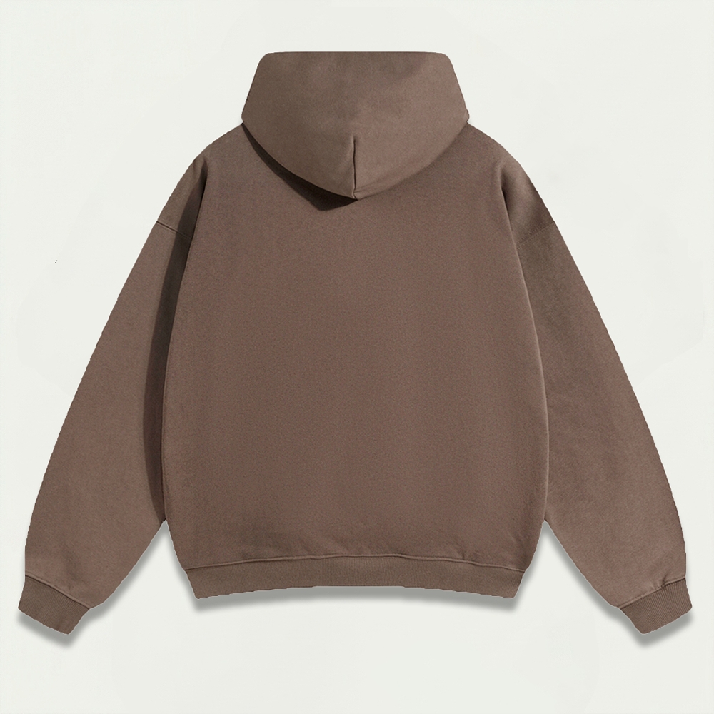 Bee Flower Heavyweight Plant Hoodie-HikeVista