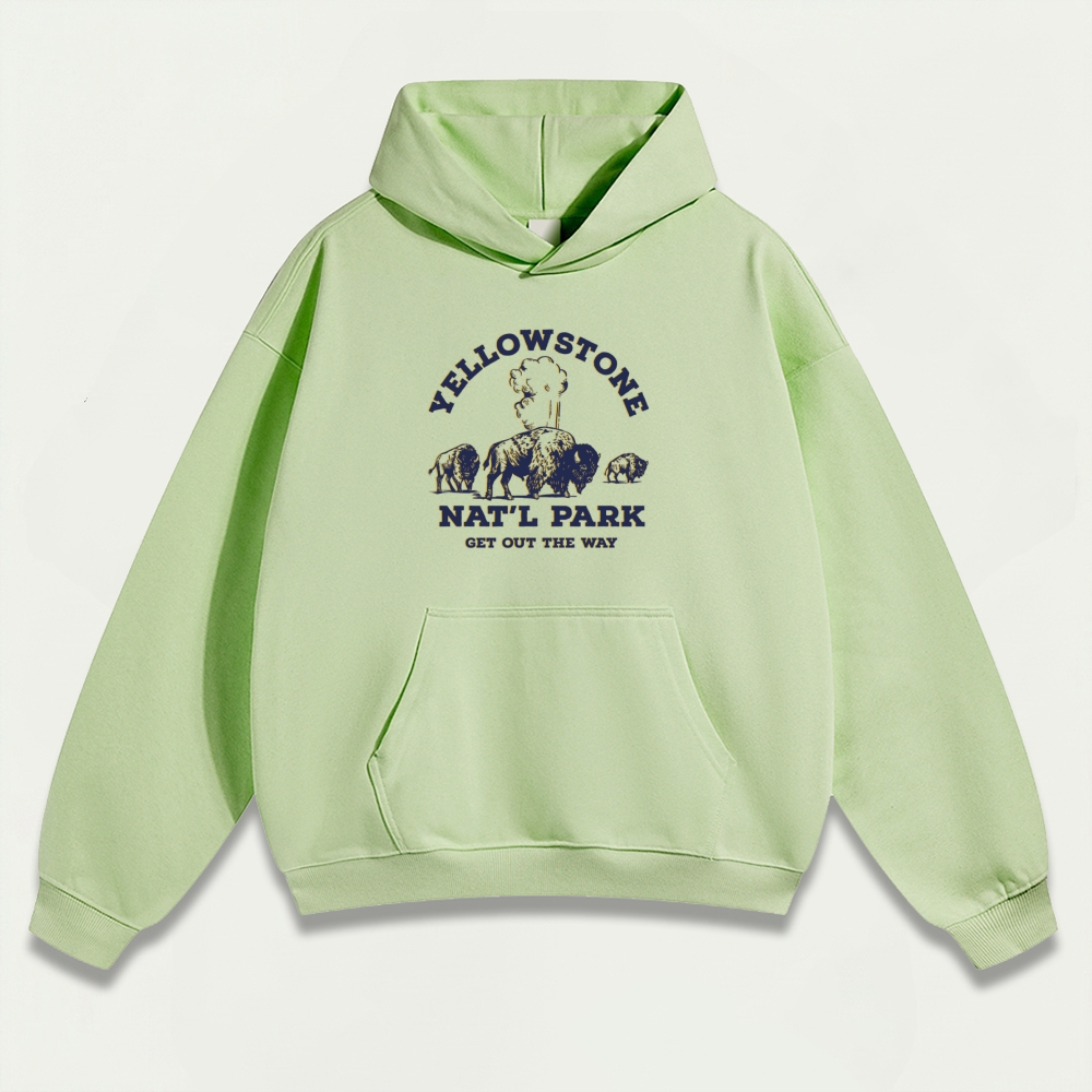 Yellowstone National Park Heavyweight Trail Hoodie-HikeVista