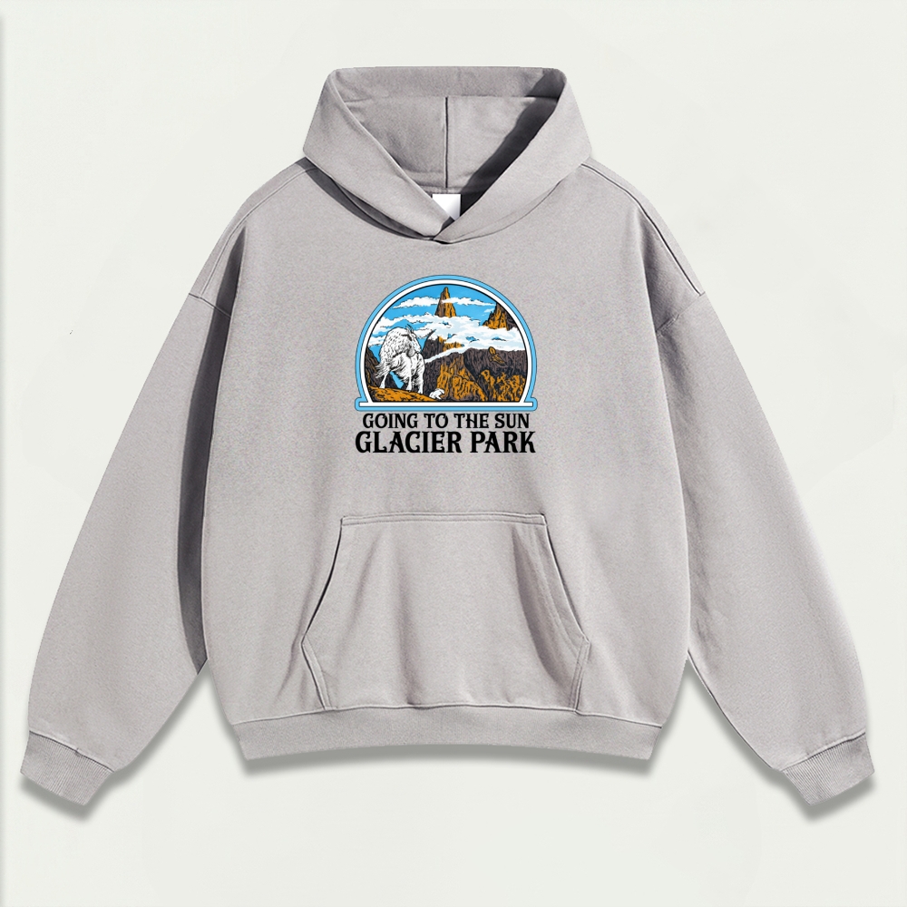 Glacier National Park Heavyweight Trail Hoodie-HikeVista