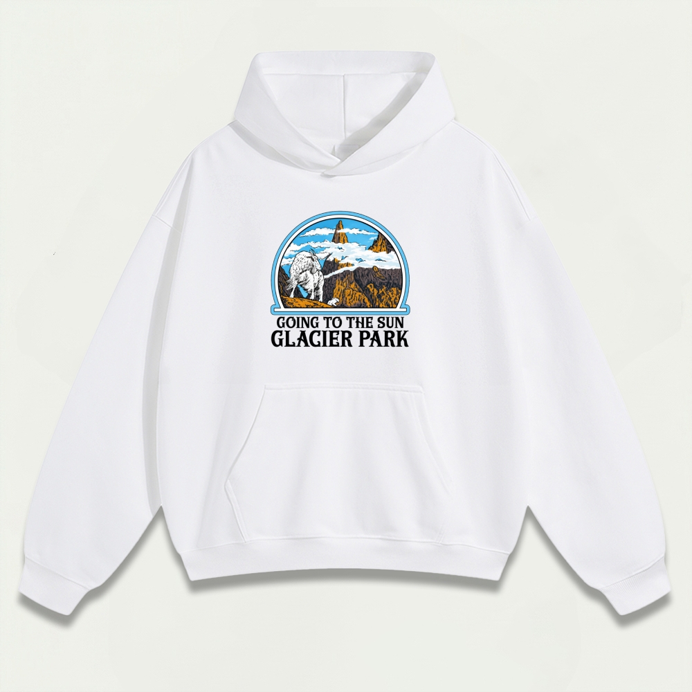 Glacier National Park Heavyweight Trail Hoodie-HikeVista