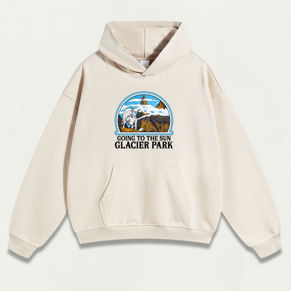 Glacier National Park Heavyweight Trail Hoodie-HikeVista