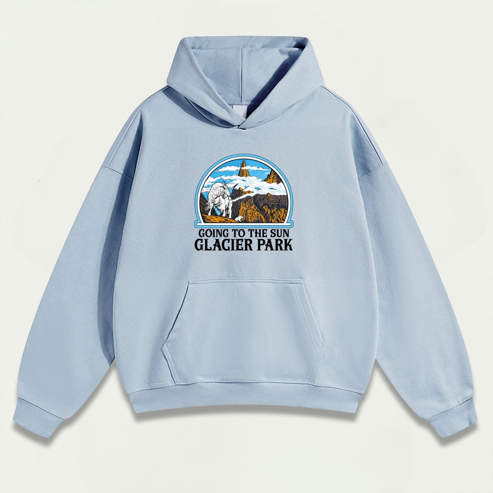 Glacier National Park Heavyweight Trail Hoodie-HikeVista