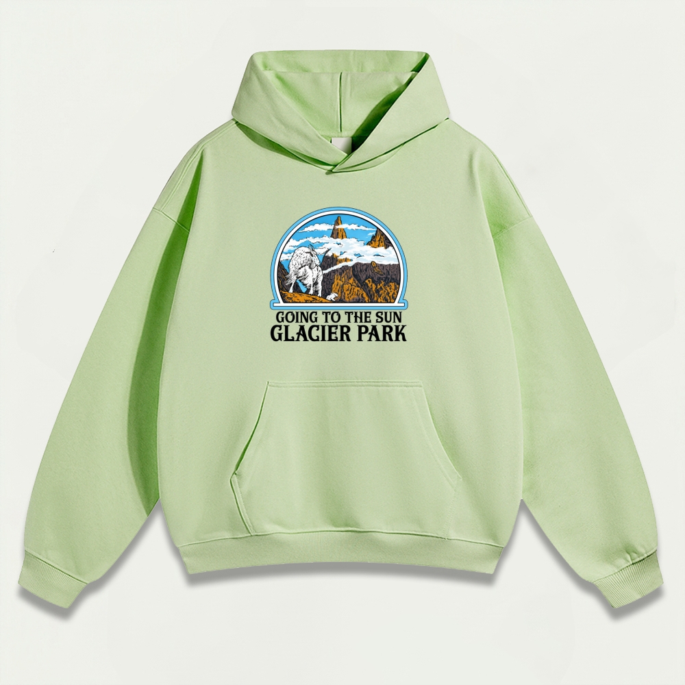 Glacier National Park Heavyweight Trail Hoodie-HikeVista