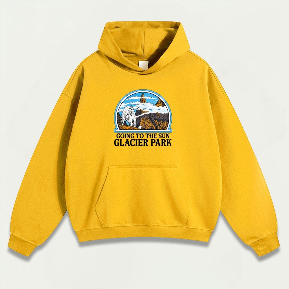 Glacier National Park Heavyweight Trail Hoodie-HikeVista
