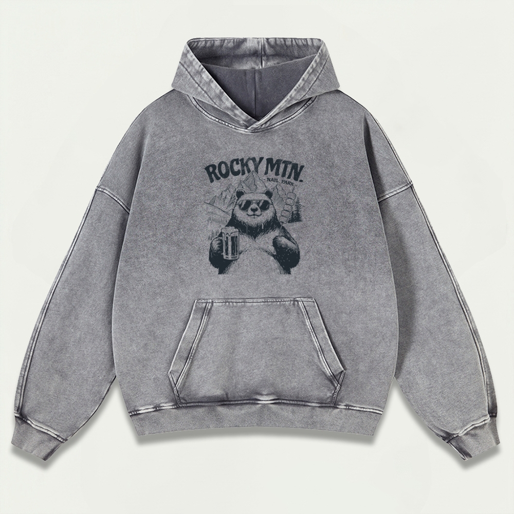 Rocky Mountains Vintage Premium Heavyweight Trail Hoodie-HikeVista