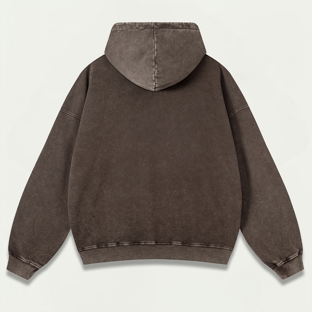 Blooming Flowers Vintage Premium Heavyweight Plant Hoodie-HikeVista