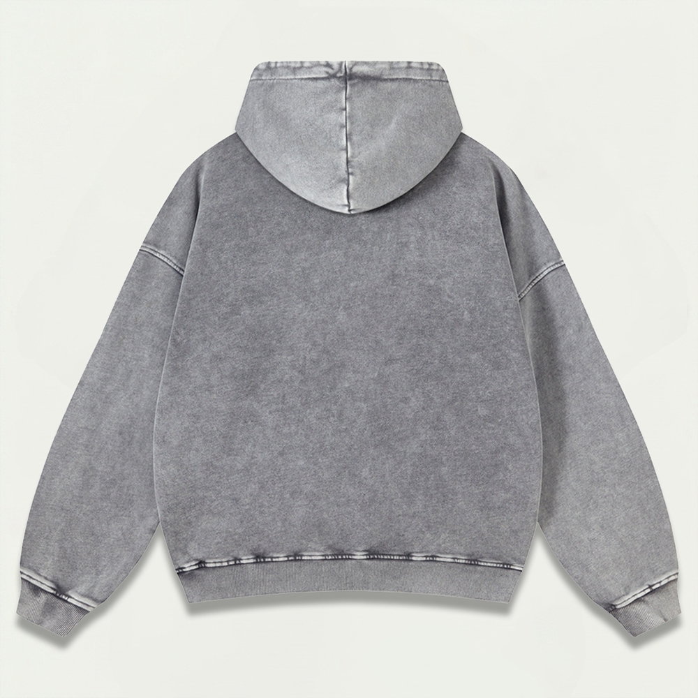 Blooming Flowers Vintage Premium Heavyweight Plant Hoodie-HikeVista