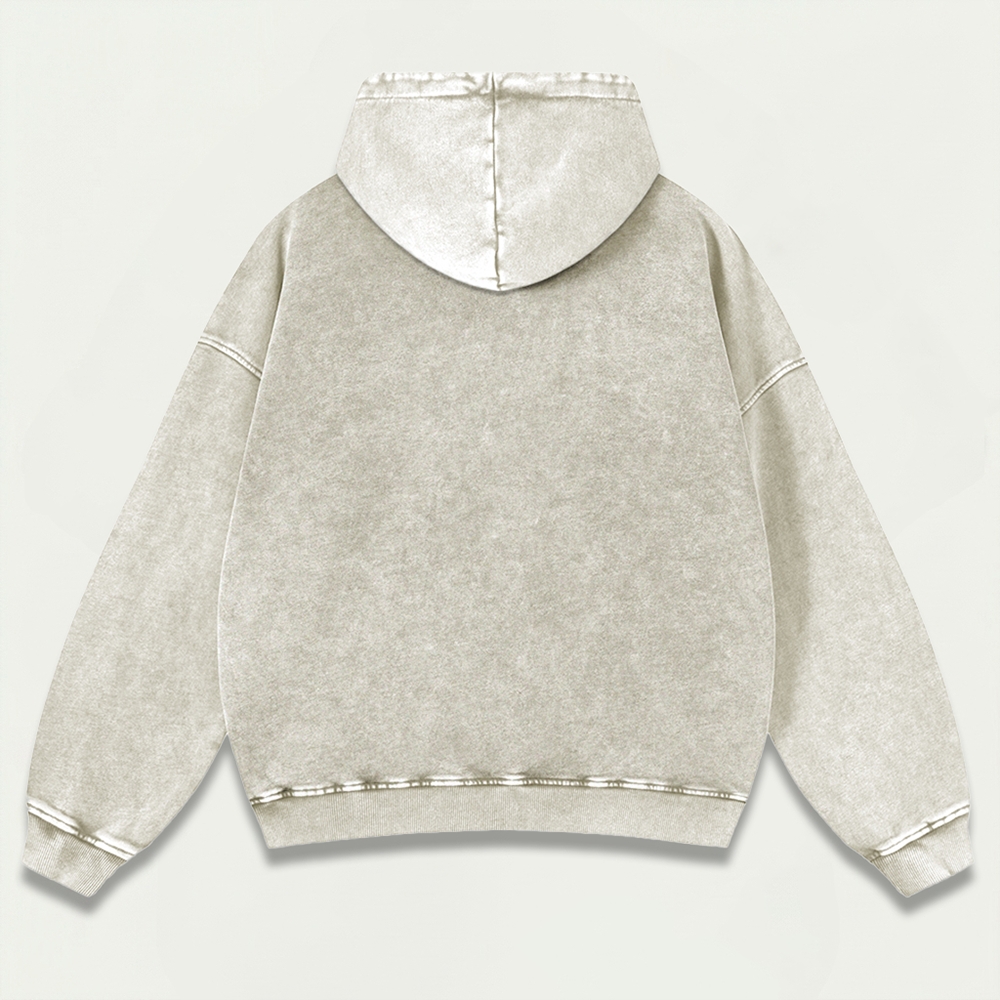 Wild One Flowers Vintage Premium Heavyweight Plant Hoodie-HikeVista