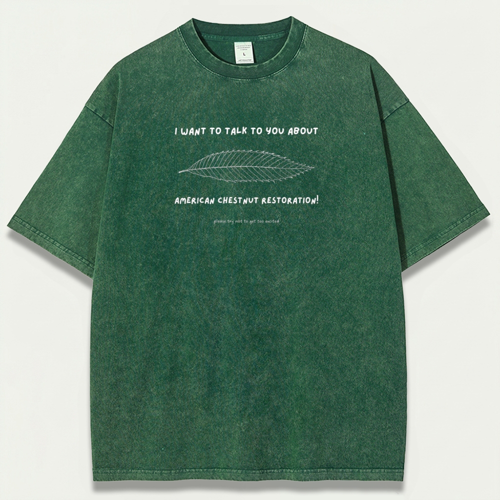 American Chestnut Restoration Vintage Organic Cotton Trail Tee-HikeVista