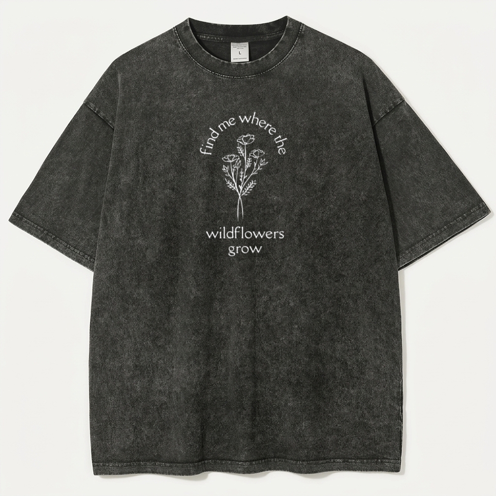 Wildflower Grow Vintage Organic Cotton Trail Tee-HikeVista