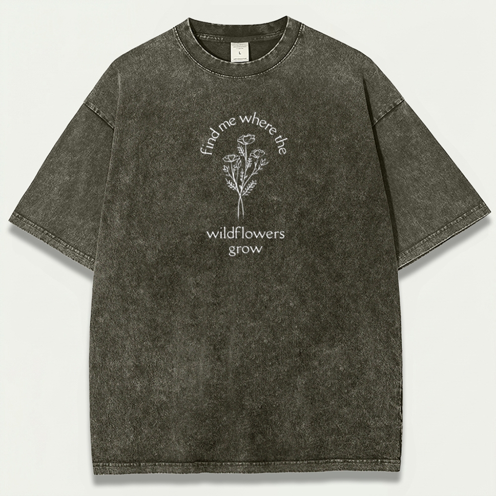 Wildflower Grow Vintage Organic Cotton Trail Tee-HikeVista