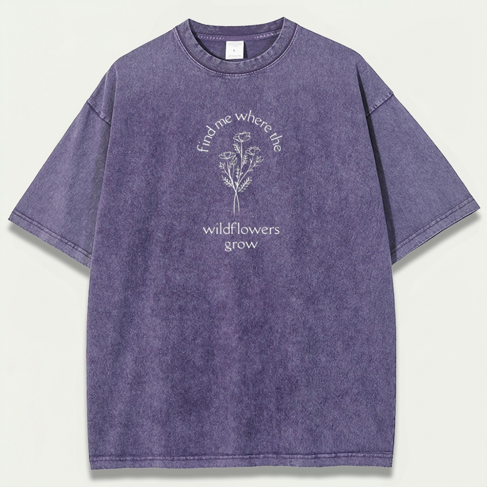 Wildflower Grow Vintage Organic Cotton Trail Tee-HikeVista