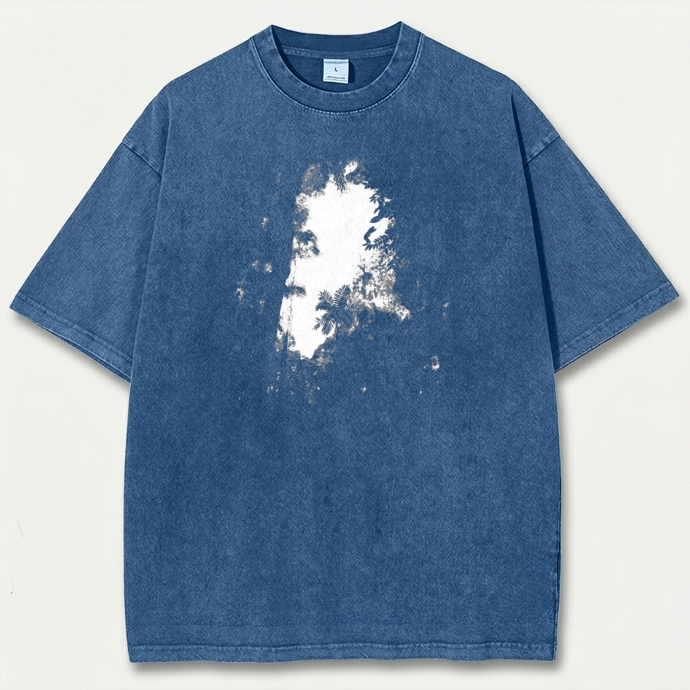 Forest Sky Vintage Organic Cotton Hiking Tee-HikeVista