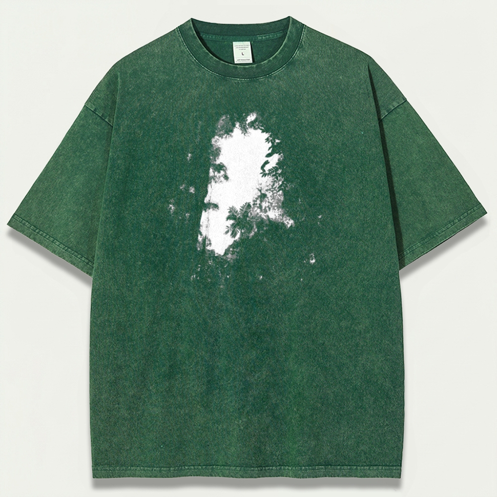 Forest Sky Vintage Organic Cotton Hiking Tee-HikeVista