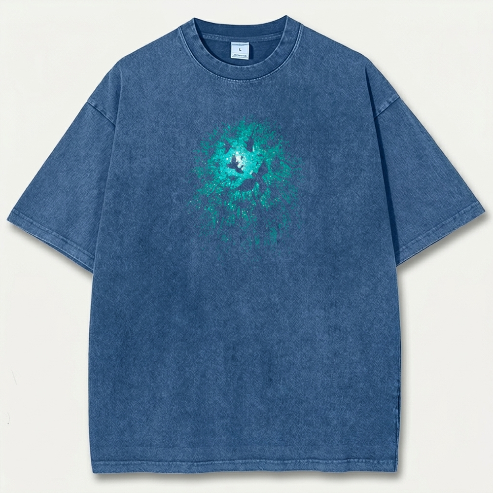 Bird Forest Vintage Organic Cotton Hiking Tee-HikeVista