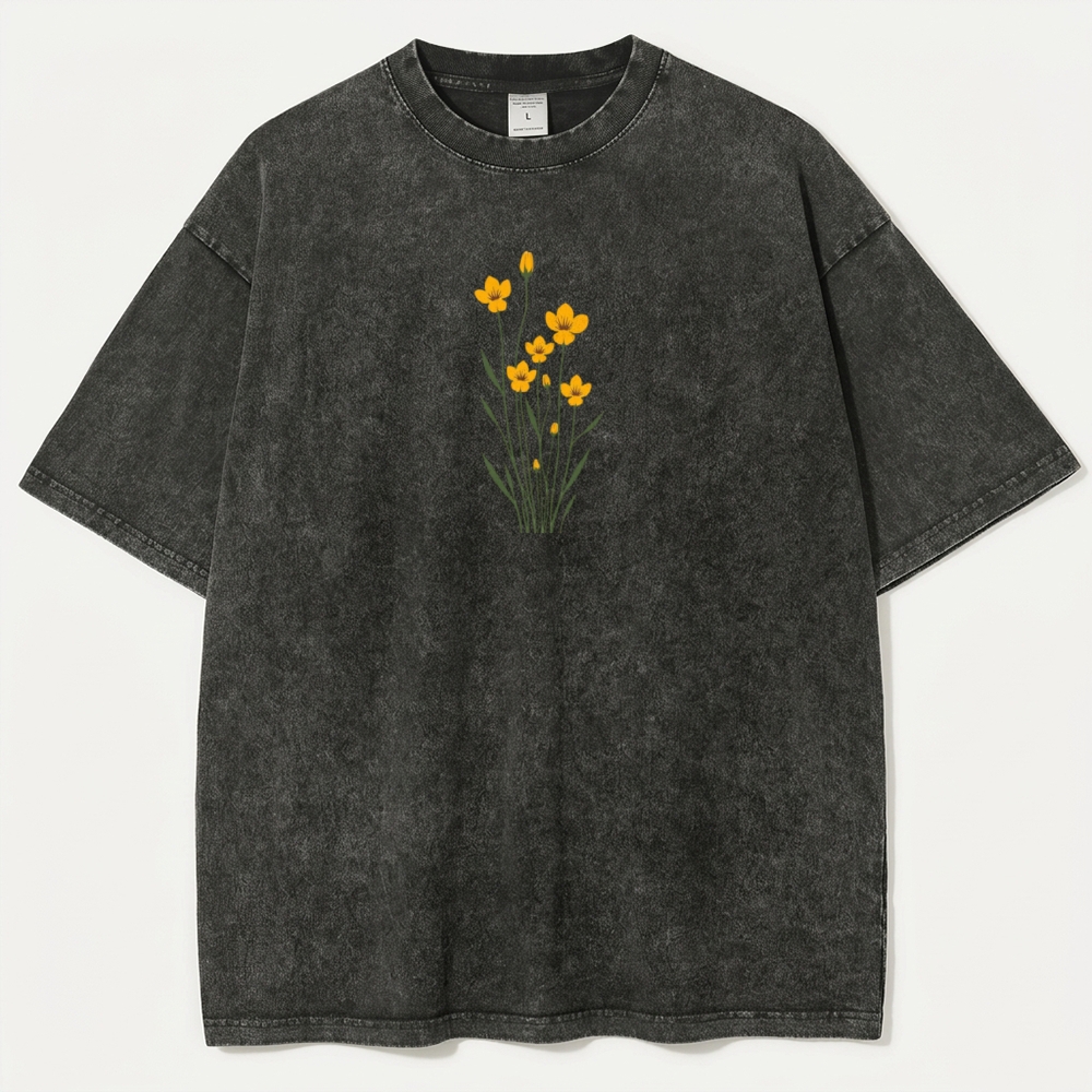 Wildflower Vintage Organic Cotton Plant Tee-HikeVista