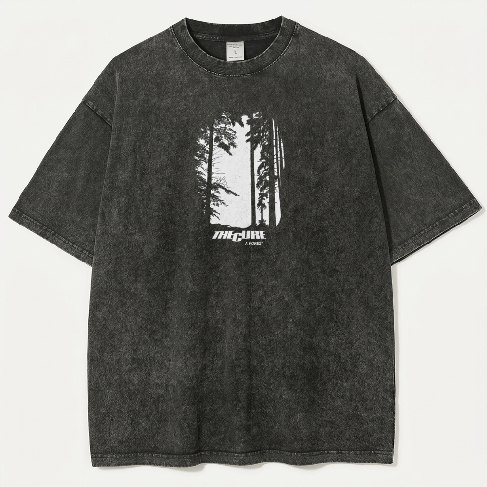 The Cure A Forest Vintage Organic Cotton Trail Tee-HikeVista