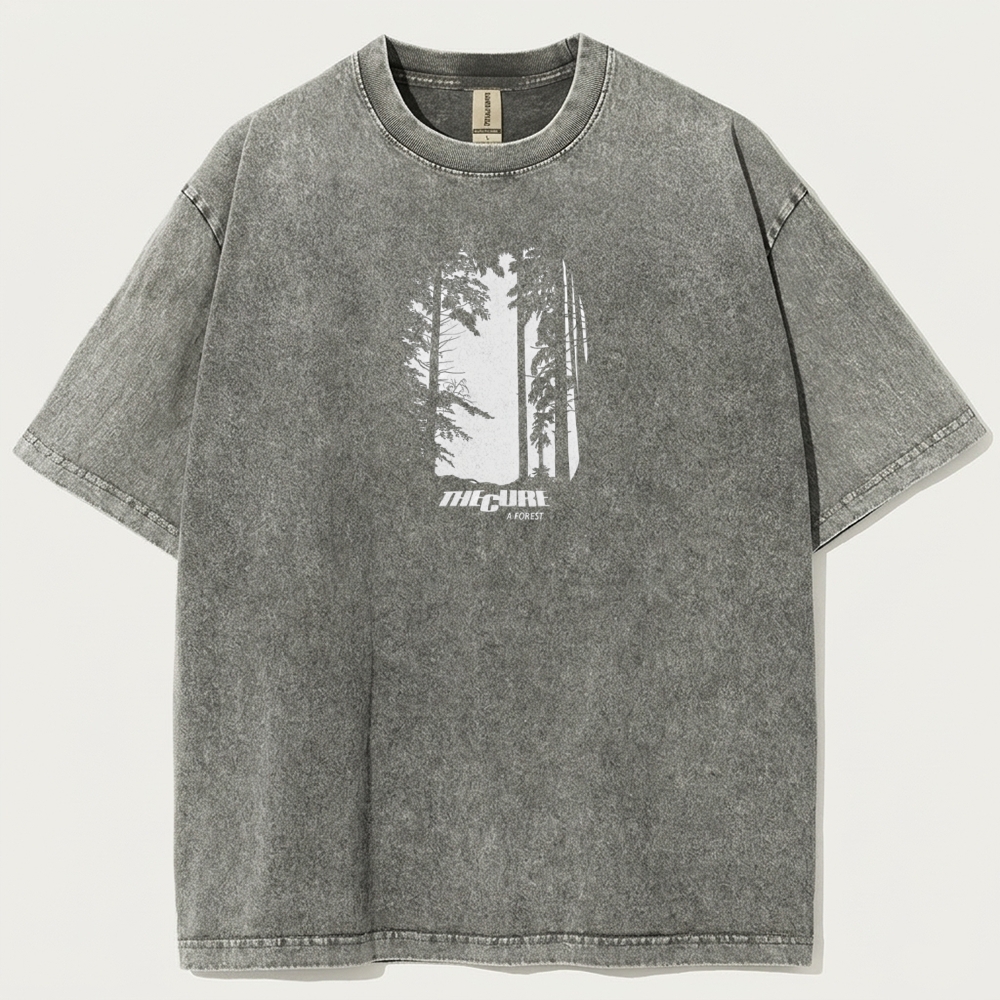 The Cure A Forest Vintage Organic Cotton Trail Tee-HikeVista