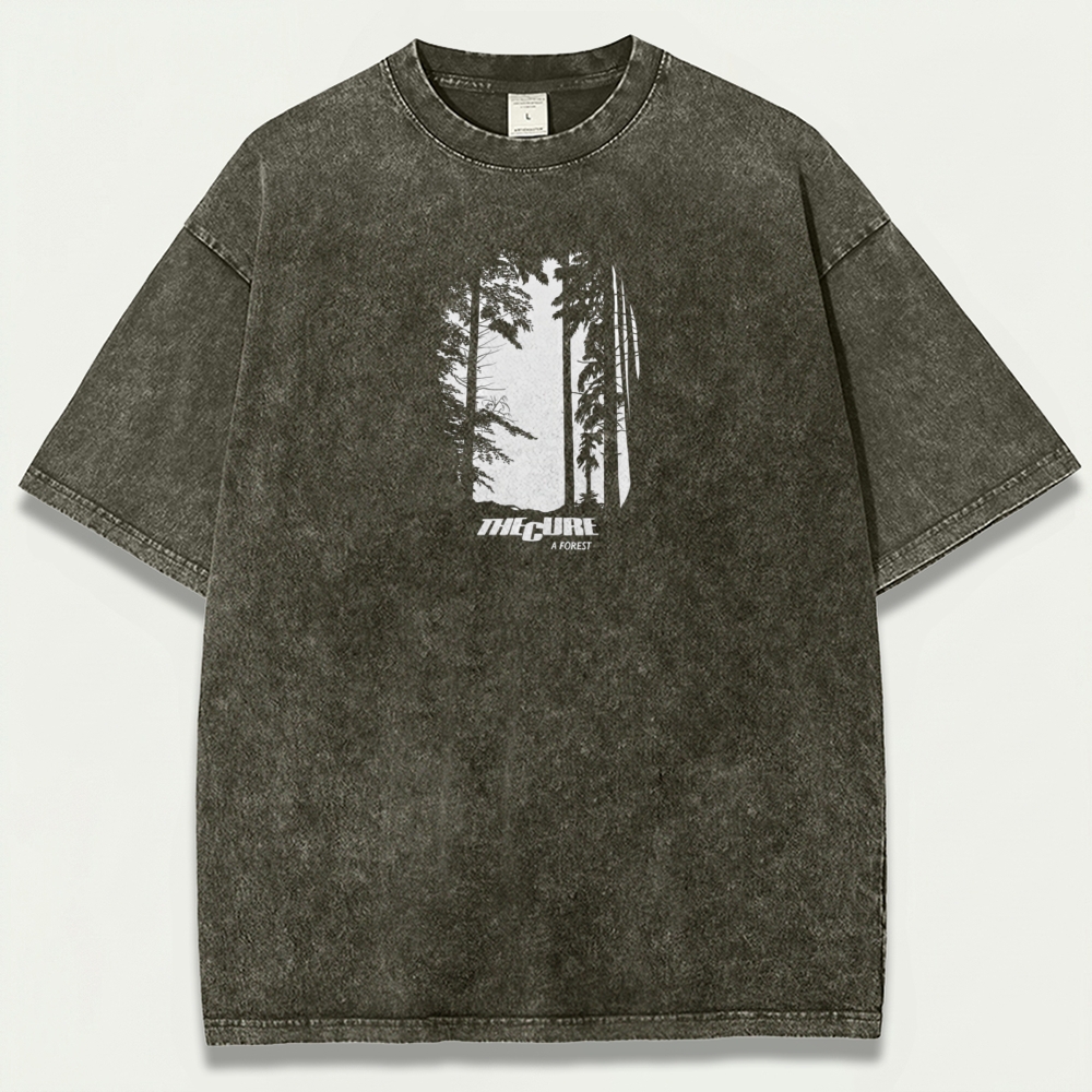 The Cure A Forest Vintage Organic Cotton Trail Tee-HikeVista