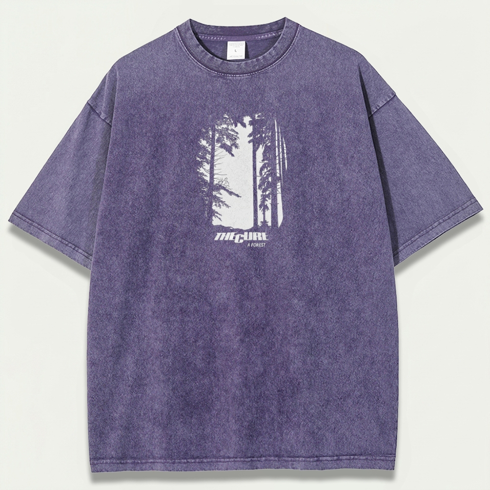 The Cure A Forest Vintage Organic Cotton Trail Tee-HikeVista