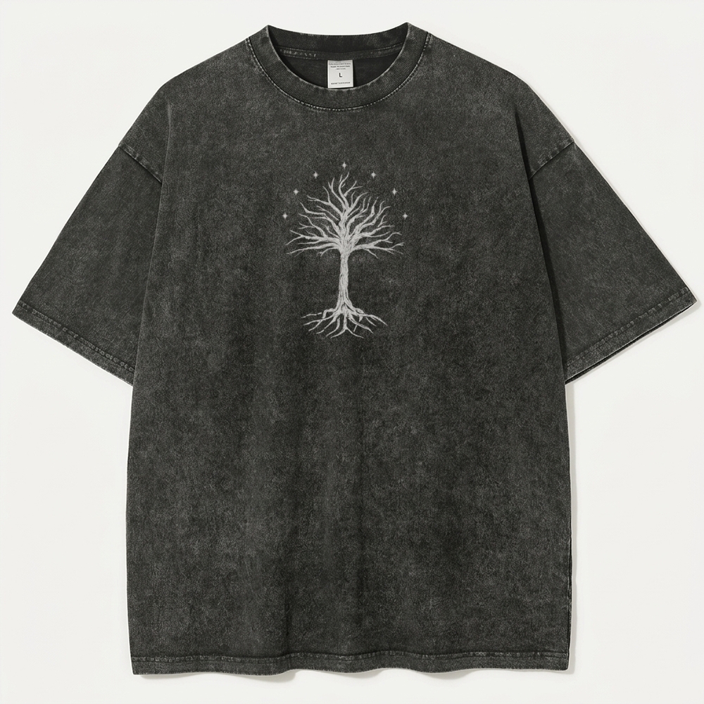 Forest Roots Tree Vintage Organic Cotton Plant Tee-HikeVista