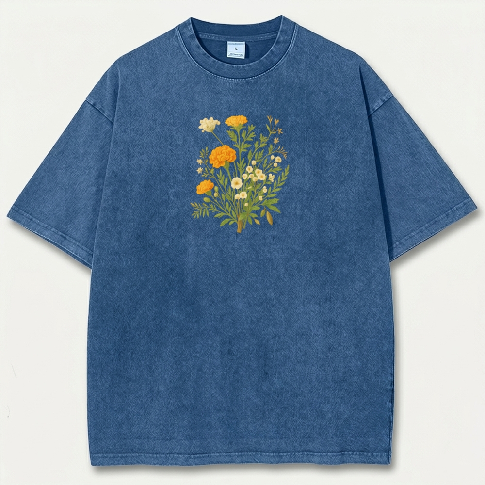 Wildflower Vintage Organic Cotton Plant Tee-HikeVista